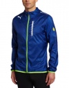 Puma Men's Evospeed Performance Jacket, Monaco Blue/Jasmine Green, X-Large