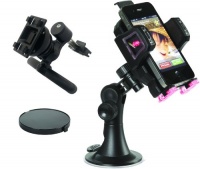 Skiva StrongMount M1 Universal Car Holder/Mount for iPhone 5, 4, 4S, 3G & 3Gs, BlackBerry Torch, HTC EVO, DROID, Samsung Galaxy s2, EPIC on Windshield, Dashboard & AC Vent