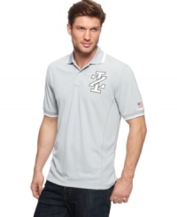 Step up your style with the fast-lane performance qualities of this polo from Izod from Indy 500.