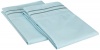 Lamma Loe's Silky Soft Luxurious Supreme Microfiber Embroidered Pillow Cases, Fits California King, Light Blue/Aqua, Set of 2