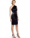 Eliza J Women's One-Shoulder Dress With Beaded Patch At Side Waist