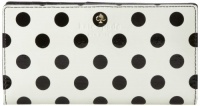 kate spade new york Stacy PWRU2984 Wallet,Clotted Cream/Black,One Size