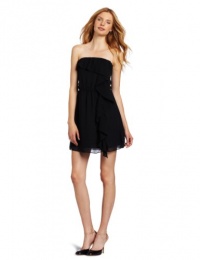 BCBGeneration Women's Ruffle Tube Dress, Black, X-Small