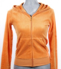 Juicy Couture Fire Opal Velour Original Zip Hoodie