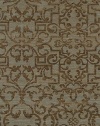 Area Rug 8x10 Rectangle Transitional French Blue-Medium Brown Color - Karastan Sierra Mar Collection