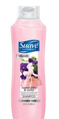 Suave Naturals Shampoo, Sweet Pea and Violet, 22.5 Ounce (Pack of 6)