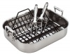 All-Clad Stainless Roasting Pan with Rack and Turkey Forks