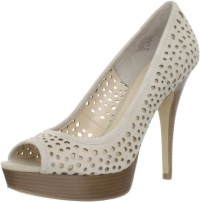 Enzo Angiolini Women's Sully9 Platform Pump,Natural Suede,10 M US