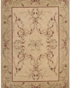 Area Rug 5x7 Rectangle European Light Gold Color - Nourison Ashton House Collection