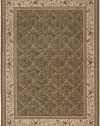 Area Rug 5x7 Rectangle European Olive Color - Nourison Ashton House Collection