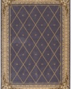 Area Rug 9x13 Rectangle European Blue Color - Nourison Ashton House Collection