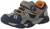 Stride Rite M2P Griffin Sneaker (Toddler/Little Kid),Navy/Stone/Orange,9.5 W US Toddler