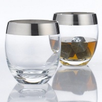 Wine Enthusiast Madison Avenue Whiskey Glasses, Set of 2