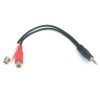 RiteAV - 3.5mm Male to RCA Female - 6 inch