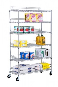 Honey-Can-Do SHF-01450 6-Tier Chrome Urban Shelving Unit