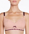 Elle Macpherson Intimates Cloud Swing Wire-Free Nursing Bra, 38E, Cameo Rose/Aubergine