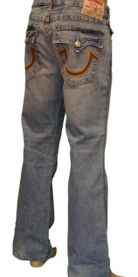 TRUE RELIGION BRAND Men's Billy Ombre Denim Jeans Pants-38 X 34