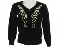 DKNY Shimmer Sweater (Toddler) Black