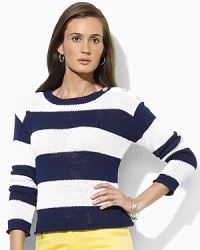 A wardrobe staple, the Angelyka sweater is knit with a chic crewneck for wear-alone or layering style.