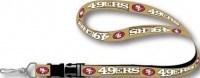 San Francisco 49ers Lanyard Keychain