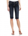 Silver Jeans Juniors Suki Bermuda, Indigo, 34