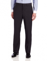 Perry Ellis Men's Travel Luxe Modern Fit Check Pant