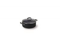 Simply Calphalon Enamel 5 Quart Chili Pot , Black