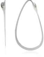 Melissa Joy Manning MJM Classic Sterling Silver Triangle Hoop Earrings