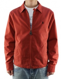 Polo Ralph Lauren Men's Windbreaker Red Jacket w/Small Blue Pony