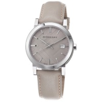 Burberry Men's BU9010 Large Check Tan Leather Strap Watch