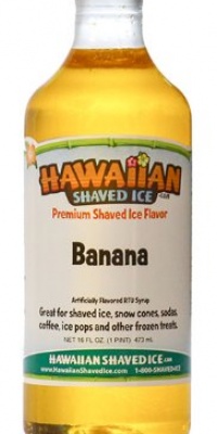 Hawaiian Shaved Ice - Banana - Snow Cone & Shaved Ice Syrup - 16 Ounces