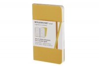 Moleskine Ruled Volant Notebook Extra Small Golden Yellow: Set of 2 (Moleskine Volant)