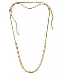 Michael Kors Necklace, 37 Gold-Tone Beaded Adjustable Necklace