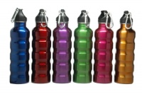 Lifetime Brands-DFL Design For Living Wide Mouth Full Ridge Water Bottles, Set of 6