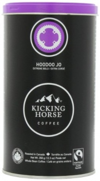 Kicking Horse Coffee Hoodoo Jo Dark, Whole Bean Coffee, 12.3-Ounce Tin