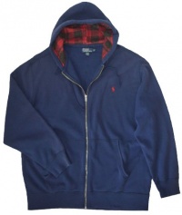 Polo Ralph Lauren Big & Tall Lightweight Fleece Hoodie (2XLT, Navy)