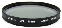 Zeikos ZE-CPL67 67mm Multi-Coated Circular Polarizer Filter