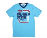 Tommy Hilfiger Boy's Graphic T-Shirt Blue M