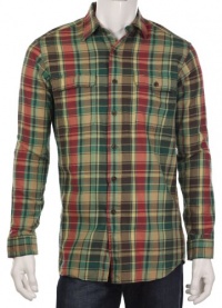 Ralph Lauren Men's Plaid Cotton Canvas Elbow Patch Shirt, Small