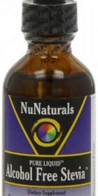 NuNaturals Nustevia Alcohol Free Stevia Glass Bottle Liquid, 2-Ounce