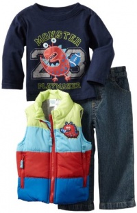 Baby Togs Baby-boys Infant Vest and Denim Pant Set