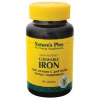 Nature's Plus - Chewable Iron W/ Vit C, 90 chewable tablets