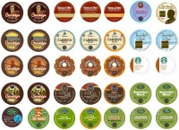 Crazy Cups Medium Roast Sampler, Single-cup coffee pack sampler for Keurig K-Cup Brewers, 35-Count