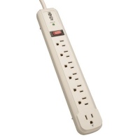 Tripp Lite TLP74R Surge Protector Strip TL P74 R 120V Rt Angle 7 Outlet 4ft Cord