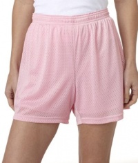 Champion Women's Active Mesh Short, XL-Cashmere Pink