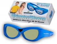 Kids PANASONIC TY-ER3D4MU Compatible 3D Glasses Children's Ultra-Clear HD for 2012 & 2013 3D TV's (Bluetooth/RF) Rechargeable