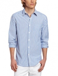 Kenneth Cole Men's Welt Pocket Check Shirt