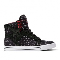 Supra - Mens Skytop High Top Shoes, Size: 12 D(M) US Mens, Color: Black / White/White