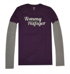 Tommy Hilfiger Women Long Sleeve Big Logo T-shirt