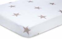 aden + anais Classic Muslin Crib Sheet, Super Star Scout Fawn